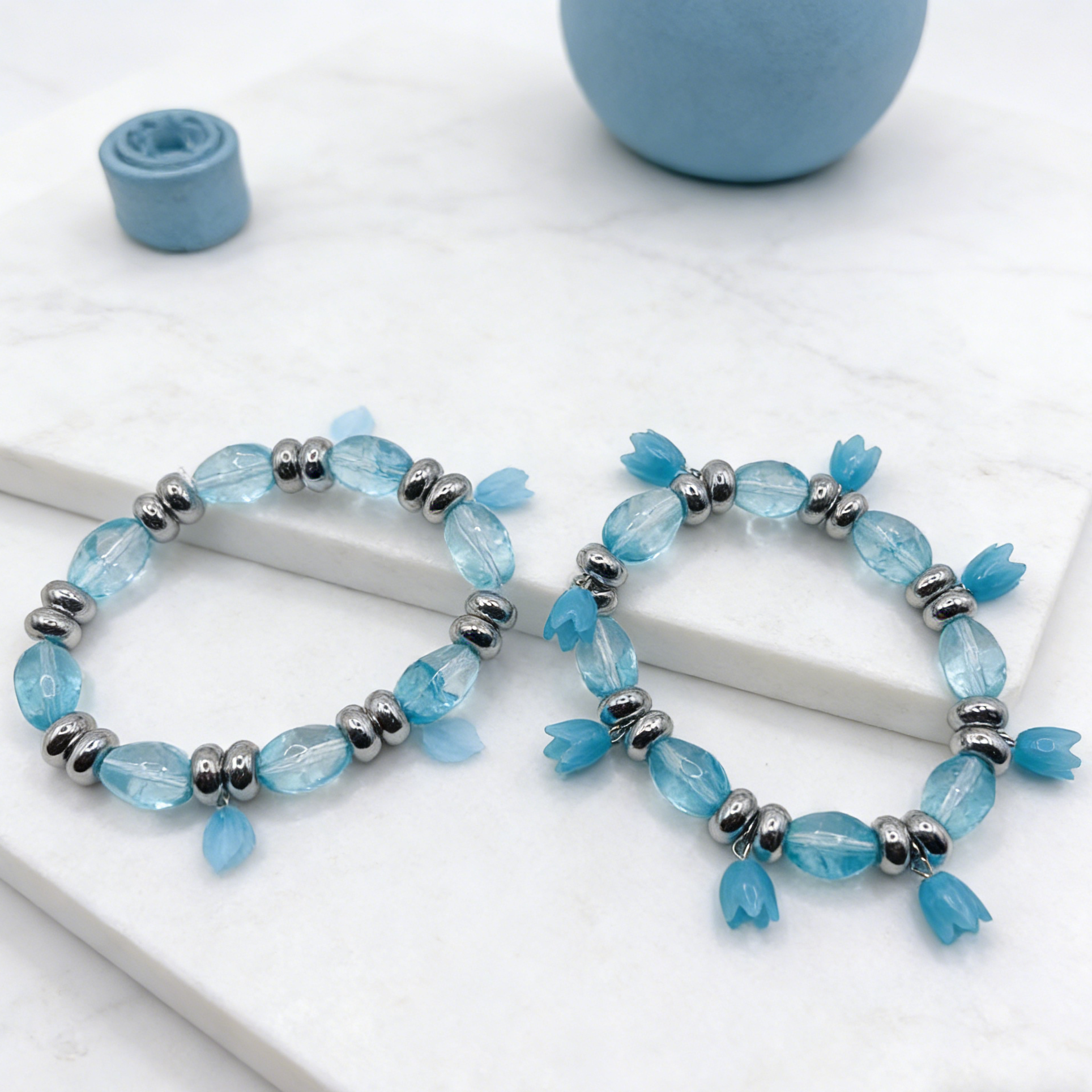 Colorful Resin Petal Jewelry Set: Y2K Aesthetic for Everyday Wear