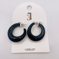 Aros Círculos Gruesos de Resina - 3 Colores, Mayorista para Moda Casual|JI JOYA