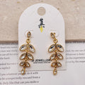 Pendientes Colgantes de Moda con Cristales, Joyería al Por Mayor|JI JOYA