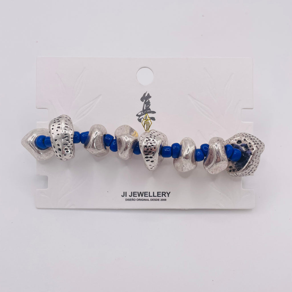Pulseras de Piedras Irregulares de Zinc Aleación - 3 Colores Dorado/Plata - Joyería Mayorista|JI JOYA