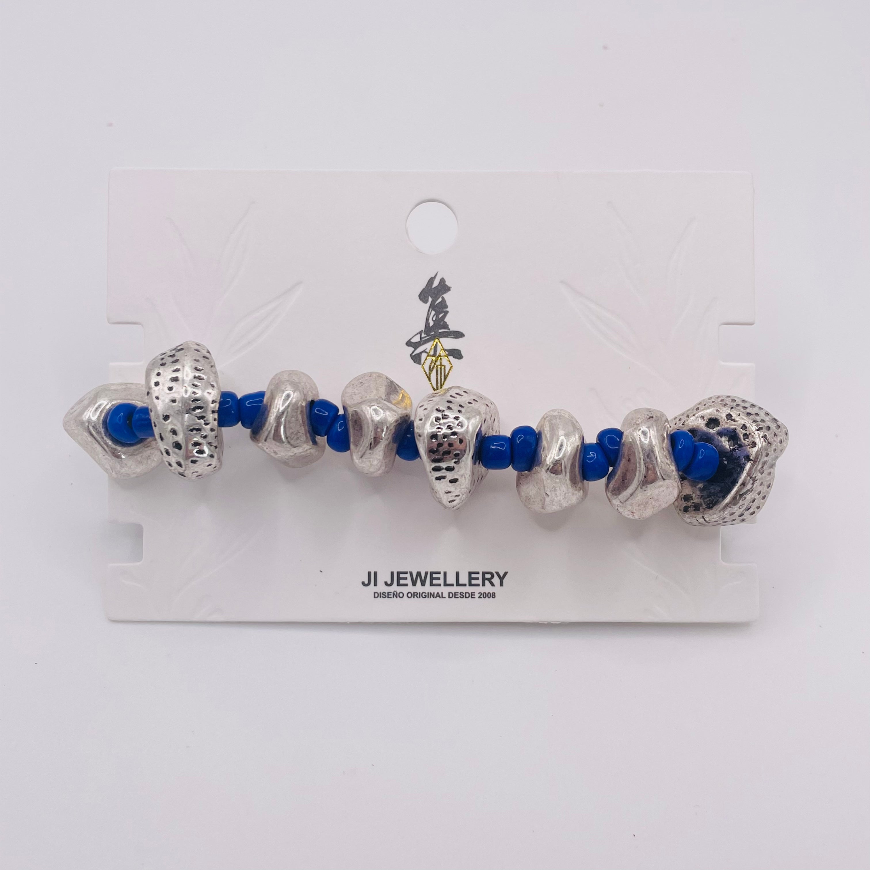 Pulseras de Piedras Irregulares de Zinc Aleación - 3 Colores Dorado/Plata - Joyería Mayorista|JI JOYA