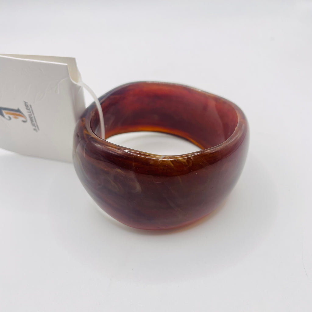 Pulsera Gruesa de Resina Irregular Estilo Vintage | Venta al Por Mayor|JI JOYA