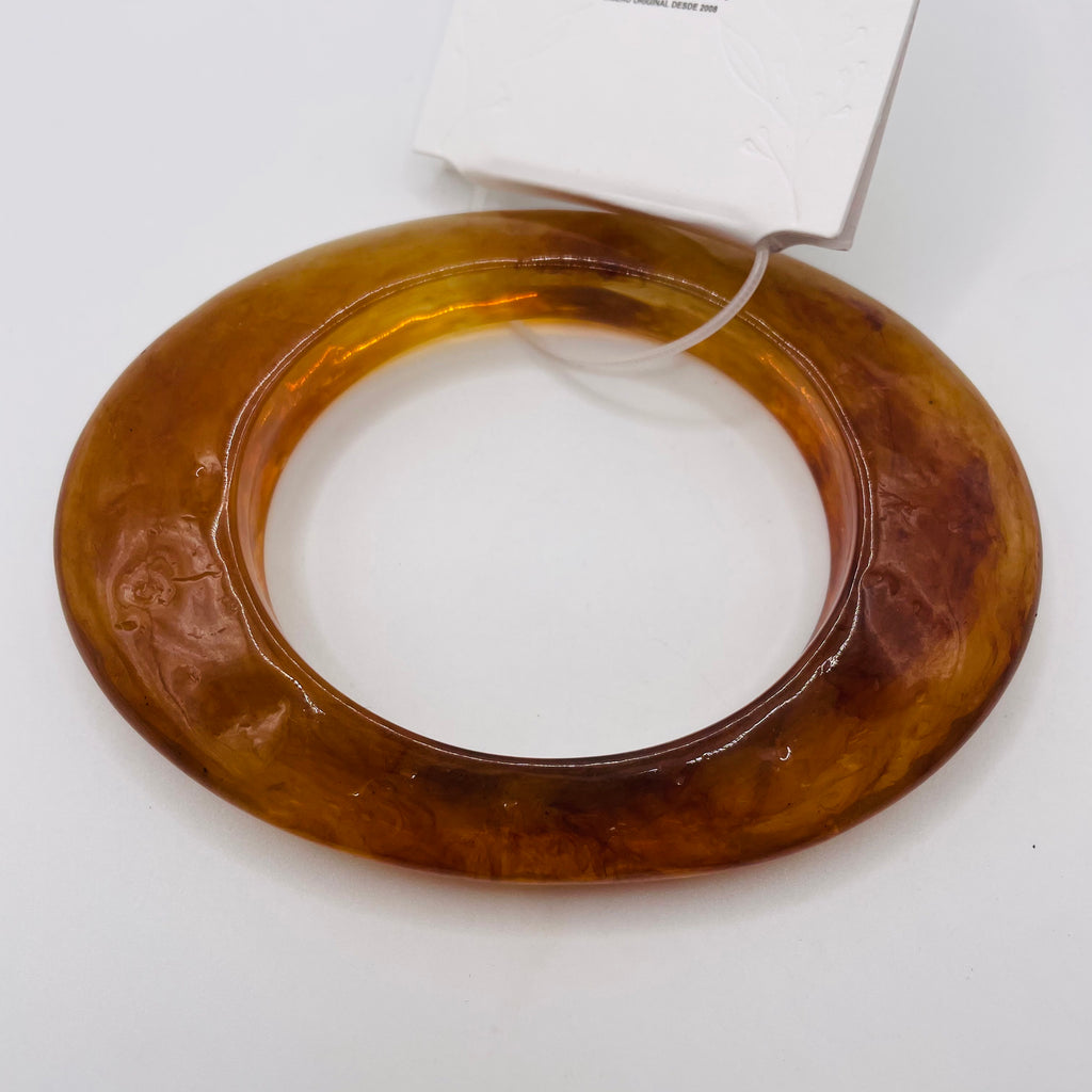 Pulsera de Resina Ovalada Irregular Efecto Piedra Natural | 3 Colores | Mayorista  JI JOYA