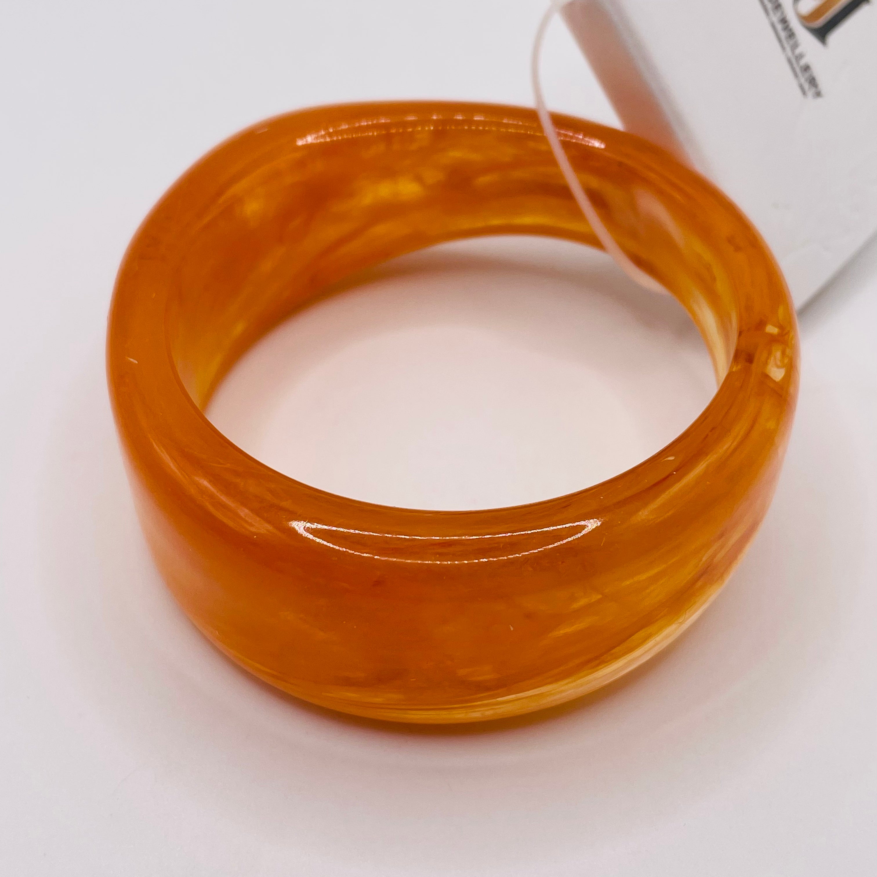 Pulsera Ancha Ovalada Irregular de Resina de Alta Calidad | Pulsera de Moda Minimalista para Mujer | Venta al Por Mayor|JI JOYA