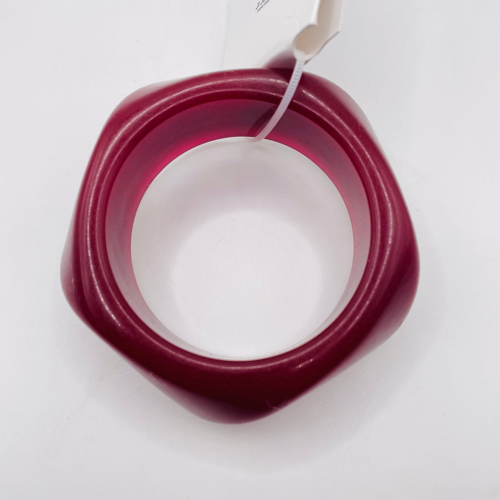 Pulsera Ancha Geométrica de Resina - Diseño Irregular - Venta al Por Mayor| JI JOYA