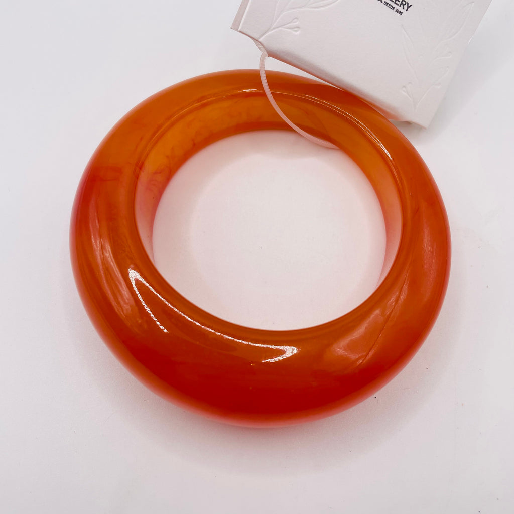 Pulsera Gruesa de Resina Estilo Retro | Pulsera Bangle Maciza | Venta al Por Mayor para Joyería|JI JOYA