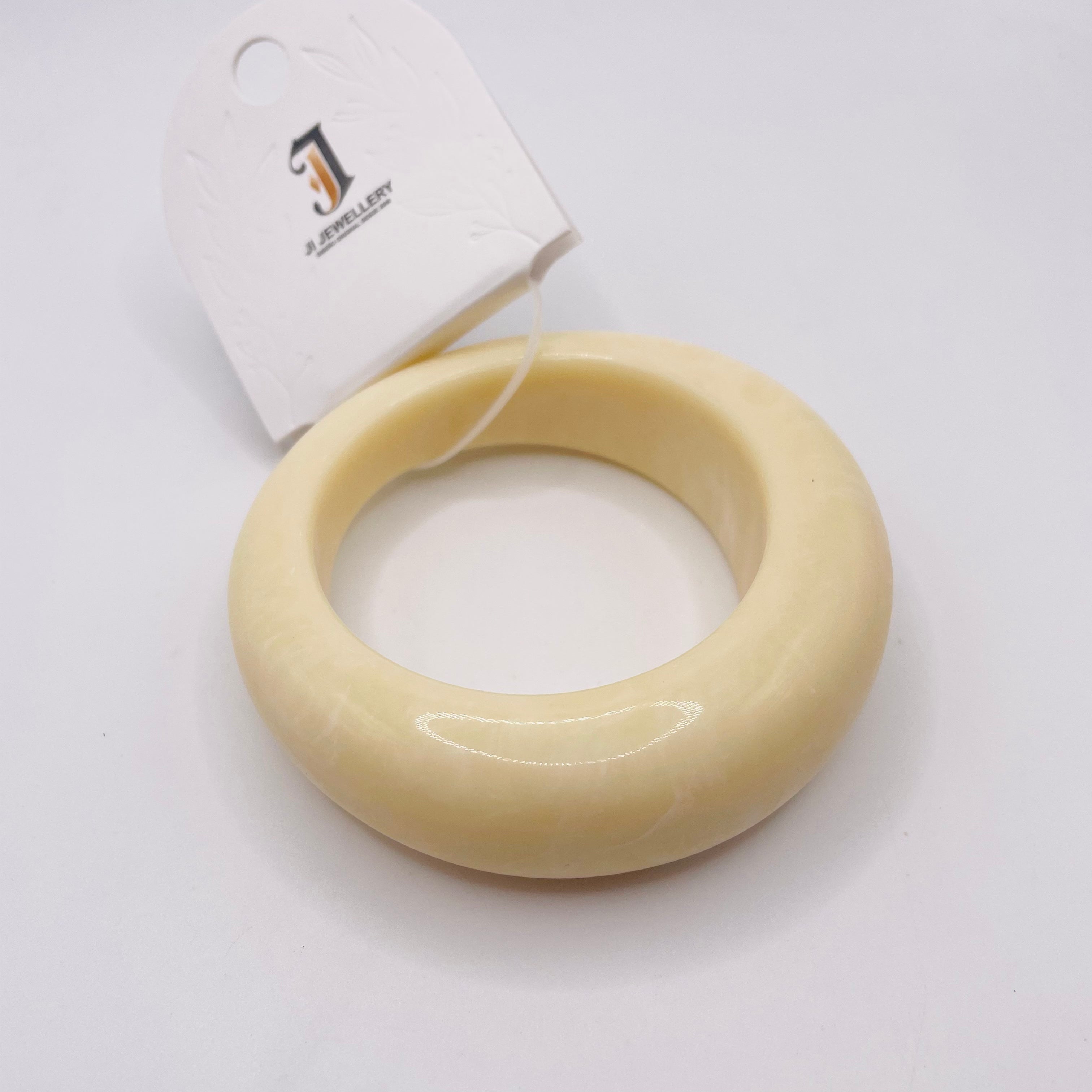 Pulsera Gruesa de Resina Estilo Retro | Pulsera Bangle Maciza | Venta al Por Mayor para Joyería|JI JOYA