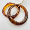 Brazaletes de Resina con Efecto Ámbar al Por Mayor | Pulseras de Mármol Marrón Vintage para Mujer, Accesorios Mayoristas|JI JOYA