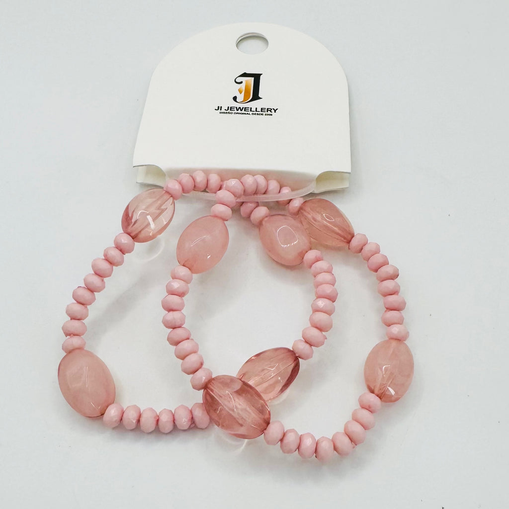 Pulseras de Cuentas de Vidrio Coloridas al Por Mayor | Set de 3 Colores, Accesorio de Moda al Por Mayor|JI JOYA