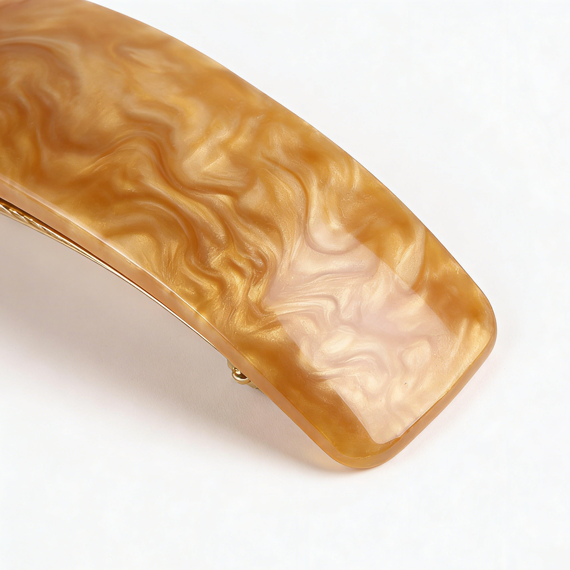 Pinza de Pelo de Resina Vintage al Por Mayor, 2 Diseños de Marmol y Carey para Mayoristas|JI JOYA