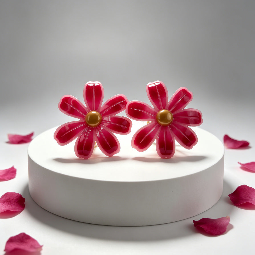 Pendientes de Flores de Colores Surtidos | Joyería al Por Mayor para Mujer|JI JOYA