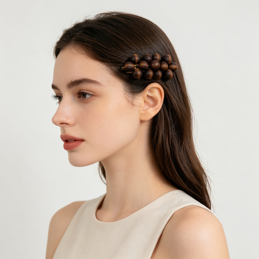 Horquilla de Pelo de Madera Natural - Accesorio Minimalista de Alta Calidad para Mayoristas|JI JOYA
